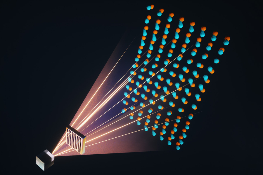 A new method could help models predict a material's thermal properties, such as by revealing the dynamics of atoms in crystals, as illustrated here (Credits: Image courtesy of the researchers).