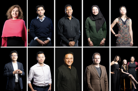 Ten portraits of speakers at the 2022 TEDxMIT