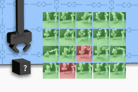 The Grasping Neural Process uses limited interaction data to help robots understand unclear objects in real-time (Credits: Alex Shipps/MIT CSAIL).